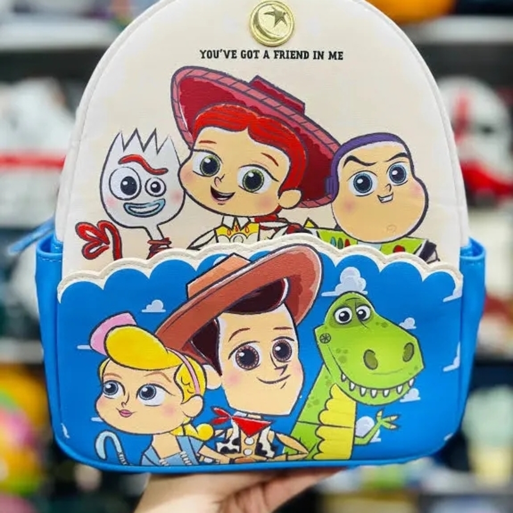Loungefly Toy Story Backpack - Blue and White